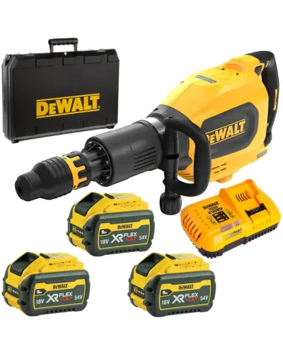 Молоток отбойный аккумуляторный бесщёточный SDS-MAX DeWALT DCH911X3 (DCH911X3)