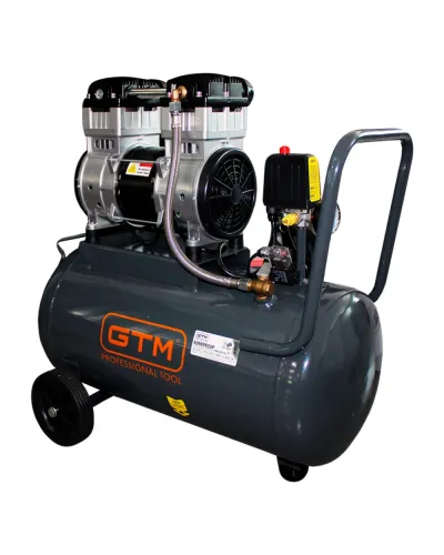 Поршневой воздушный компрессор 50 л GTM KCW1500-50L безмасляный