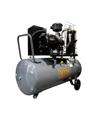 Гвинтовий повітряний компресор 200 л GTM DLG5.5V/inv масляний 380В/інвертор (DLG5.5V/inv)
