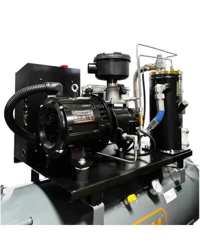 Гвинтовий повітряний компресор 200 л GTM DLG5.5V/inv масляний 380В/інвертор (DLG5.5V/inv)