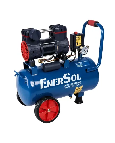 Поршневий повітряний компресор 24 л EnerSol ES-AC285-24-2OF безмасляний (ES-AC285-24-2OF)