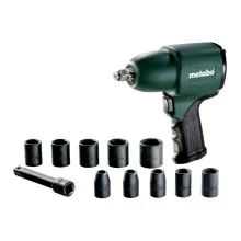 Пневмогайкокрут ударний Metabo DSSW 360 SET 1/2" з набором головок (604118500)