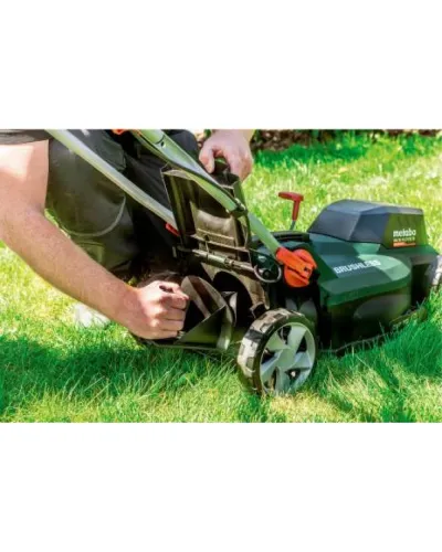 Газонокосарка акумуляторна Metabo RM 36-18 LTX BL 36 з АКБ та ЗП (601716650)