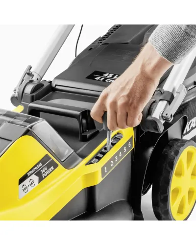 Газонокосарка акумуляторна Karcher LMO 5-18 Dual Battery Set (АКБ і ЗП) (1.445-431.0)