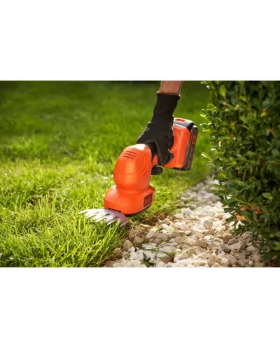 Кущоріз-ножиці акумуляторні BLACK+DECKER BCSS18D1