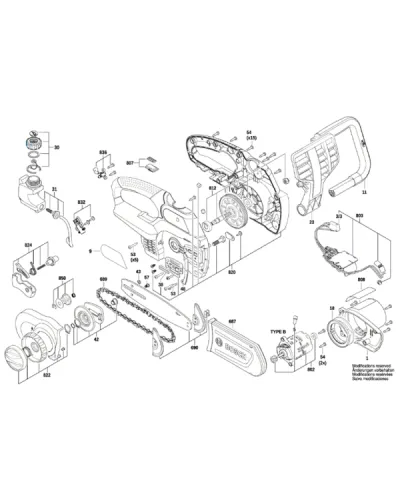 Акумуляторна ланцюгова пила Bosch UniversalChain 18 (без АКБ і ЗП) (06008B8001)