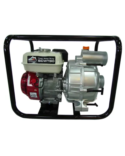 Мотопомпа бензинова Vulkan SCWT80H для брудної води з двигуном Honda GX 200