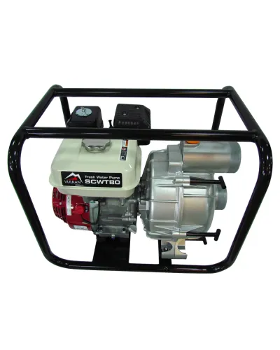 Мотопомпа бензинова Vulkan SCWT80H для брудної води з двигуном Honda GX 200