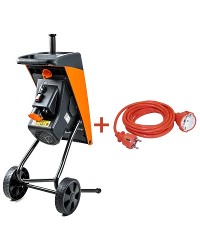 Садовий подрібнювач GTM DS2500/40 KIT + подовжувач 10м (DS2500/40_KIT+ext.cord)