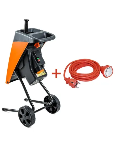 Садовий подрібнювач GTM DS2500/40 KIT + подовжувач 10м (DS2500/40_KIT+ext.cord)