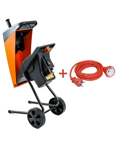 Садовий подрібнювач GTM DS2500/40 KIT + подовжувач 10м (DS2500/40_KIT+ext.cord)