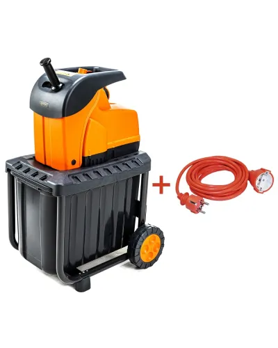 Садовий подрібнювач GTM DS2800/45 KIT + подовжувач 10м (DS2800/45_KIT+ext.cord)