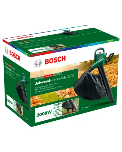 Садова повітродувка-пилосос Bosch UniversalGardenTidy 3000 (06008B1001)