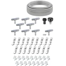 Система охолодження повітря мікротуманом Claber 90752 HAPPY FRESH EVOLUTION 12 M KIT