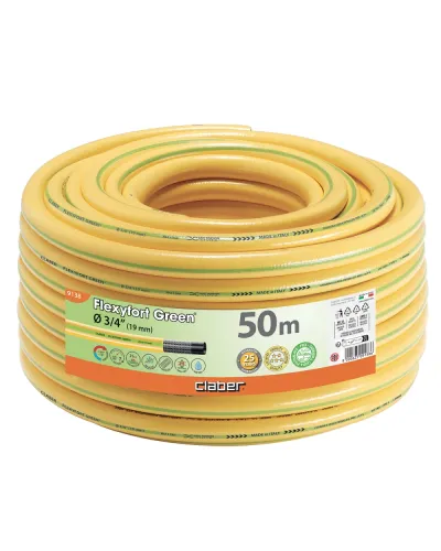 Шланг для поливу Claber Flexyfort Green 9138, 50 м 3/4" жовтий