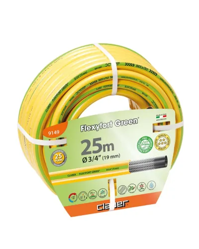 Шланг для поливу Claber Flexyfort Green 9149, 25 м 3/4" жовтий