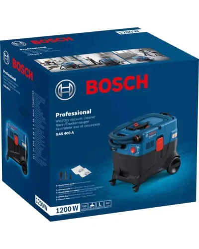 Пилосос будівельний Bosch Professional GAS 400 A (06019M0020)