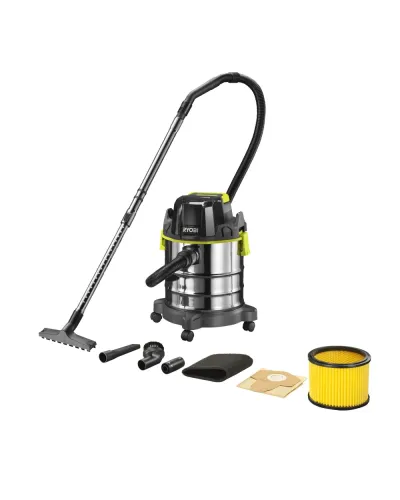 Акумуляторний будівельний пилосос RYOBI R18WDV-0 ONE+ без АКБ і ЗП (5133004724)