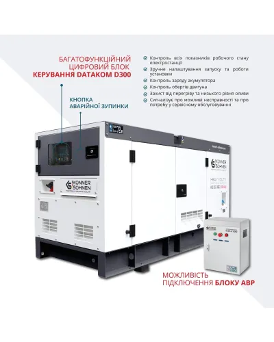 Дизельна трифазна електростанція KS 35-3BE