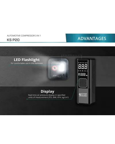 Акумуляторний компресор KS P20