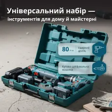 Набір акумуляторного електроінструменту 2-в-1 KS IDAGB 20V SET 1