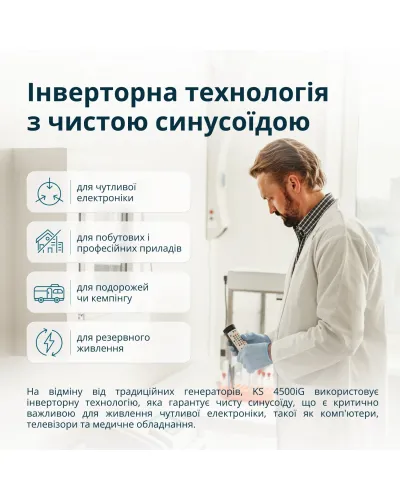 Генератор інверторний KS 4500iG