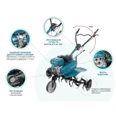 Бензиновий культиватор KS 7HP-950A