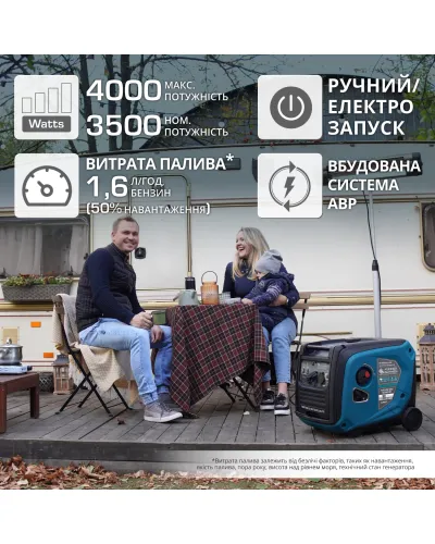 Інверторний генератор KS 4000iE S ATS
