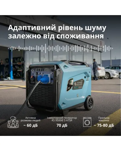Інверторний генератор KS 9500iE S ATSR