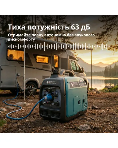 Інверторний газобензиновий генератор KS 3100iG S