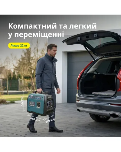 Інверторний газобензиновий генератор KS 3100iG S