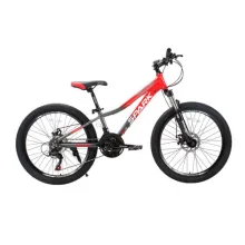 Велосипед SPARK MONTERO JR. (колеса - 24", алюминиевая рама - 11") серый с красным