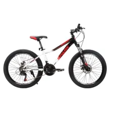 Велосипед SPARK MONTERO JR. (колеса - 24", алюмінієва рама - 13") білий з чорним