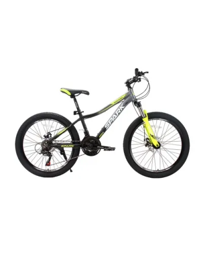 Велосипед SPARK MONTERO JR. (колеса - 24", алюмінієва рама - 13") чорний із сірим