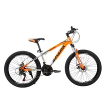 Велосипед SPARK FORESTER JR. (колеса - 24", стальная рама - 13") оранжевый с серым