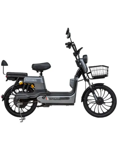 Велосипед с электромотором SPARK RIDER 14" 48V/500W/20Ah Серый