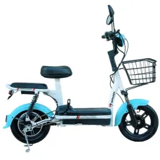Велосипед з електродвигуном  SPARK COMPACT 14" 48V/400W/12Ah Блакитний