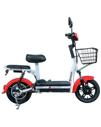 Велосипед с электромотором SPARK COMPACT 14" 48V/400W/12Ah Красный