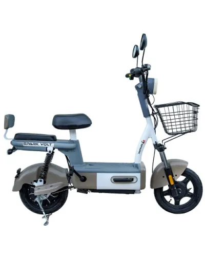 Велосипед с электромотором  SPARK VOLT 14" 48V/400W/12Ah Бежевый