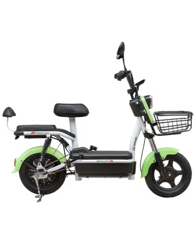 Велосипед з електродвигуном  SPARK CITY 14" 48V/500W/20Ah Зелений