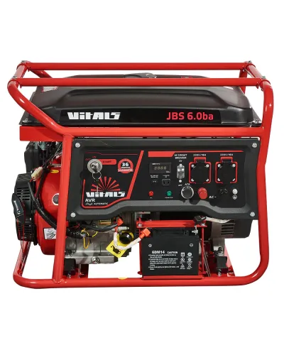 Генератор бензиновый Vitals JBS 6.0ba