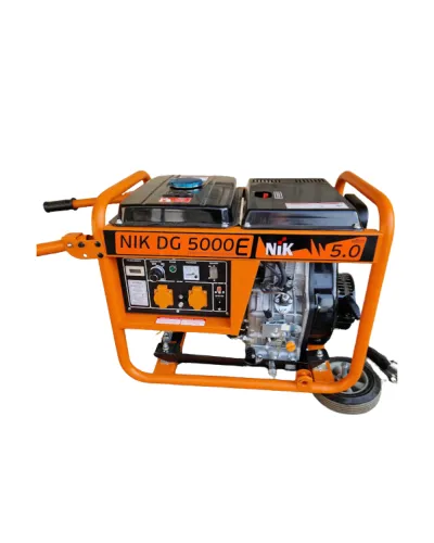 Портативный дизельный генератор NiK DG5000E 5 кВт с электростартером
