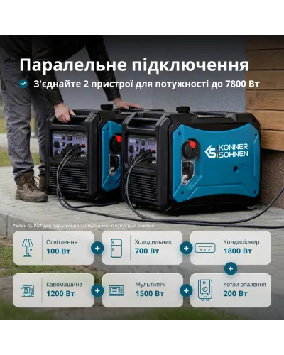 Інверторний генератор KS 4000iE S