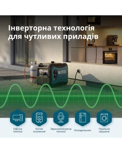 Інверторний газобензиновий генератор KS 4000iEG S