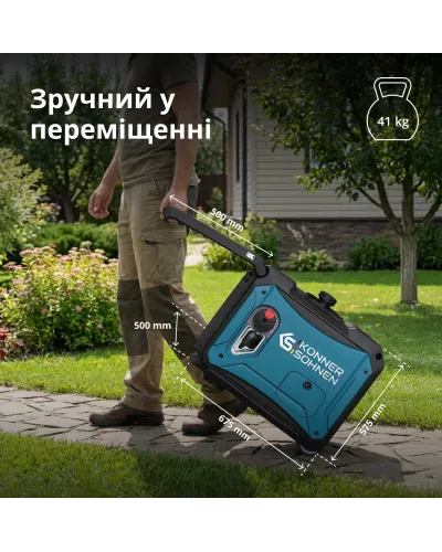 Інверторний газобензиновий генератор KS 4000iEG S