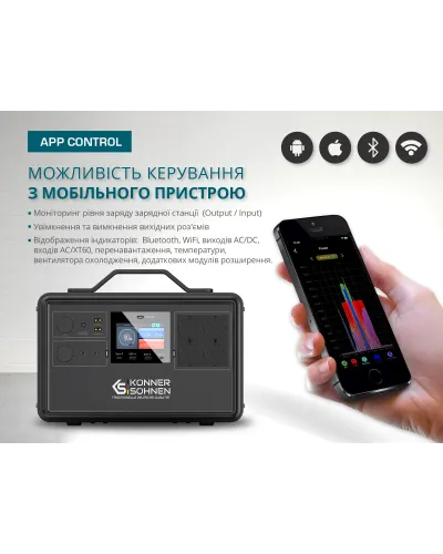 Портативна зарядна станція KS 2400PS