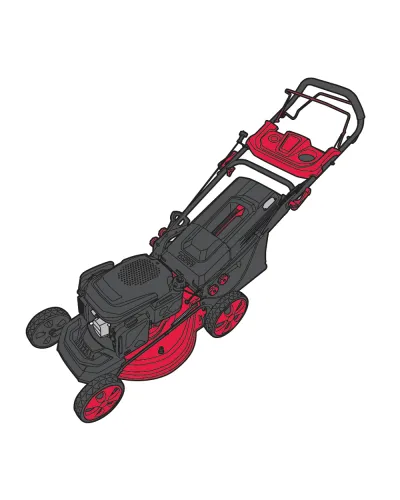 Газонокосарка бензинова Vitals Master Zp 51223kd